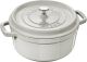 Staub - Cast Iron 5.5-qt Round Cocotte - White Truffle
