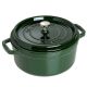 Staub - Cast Iron 5.5-qt Round Cocotte - Basil