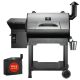 Z GRILLS - 7002B3E Wood Pellet Grill and Smoker - Stainless Steel
