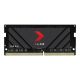 PNY XLR8 Gaming 16GB 3200MHz DDR4 DRAM (PC4-25600) CL20 1.2V SODIMM Notebook/Laptop Memory - Black