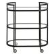 Camden&Wells - Leif Bar Cart - Blackened Bronze