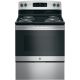 GE - 5.0 Cu. Ft. Self-Cleaning Freestanding Electric Range - Stainless steel
