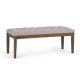 Simpli Home - Waverly Tufted Ottoman Bench - Cloud Grey