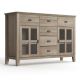 Simpli Home - Artisan Sideboard Buffet - Distressed Grey