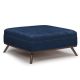 Simpli Home - Owen Square Coffee Table Storage Ottoman - Distressed Dark Blue