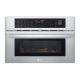 LG - 1.7 Cu. Ft. Convection Built-In Microwave with Sensor Cooking and Air Fry - Stainless Steel