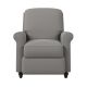 ProLounger - Lehnor Linen Push Back Recliner Chair - Dove Gray