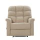 ProLounger - Cooper Tufted Back Extra Large Low-Pile Velour Wall Hugger Reclining Chair - Barley Tan