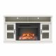 Ameriwood Home - Barrow Creek Fireplace Console - White