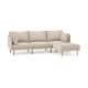 Burrow - Modern Field 3-Seat Sofa with Attachable Ottoman - Oatmeal FLRST-SF-FD-S3-A2-C1-OA-LW
