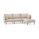 Burrow - Modern Field 3-Seat Sofa with Attachable Ottoman - Oatmeal FLRST-SF-FD-S3-A2-C1-OA-DW