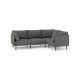 Burrow - Modern Field 4-Seat Sectional - Carbon FLRST-SL-FD-S4-A2-C0-CB-DW