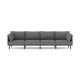 Burrow - Modern Field 4-Seat Sofa - Carbon FLRST-SF-FD-S4-A2-C0-CB-DW