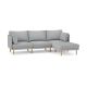 Burrow - Modern Field 3-Seat Sofa with Attachable Ottoman - Fog FLRST-SF-FD-S3-A2-C1-FG-LW