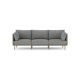 Burrow - Modern Field 3-Seat Sofa with Attachable Ottoman - Carbon FLRST-SF-FD-S3-A2-C1-CB-LW