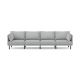 Burrow - Modern Field 4-Seat Sofa - Fog FLRST-SF-FD-S4-A2-C0-FG-DW
