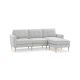 Burrow - Mid-Century Nomad Sofa Sectional - Crushed Gravel