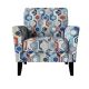 Handy Living - Adrian Flared Arm Transitional Armchair - Blue 340C-BHV59-312