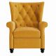 ProLounger - Endura Velvet Pushback Recliner Chair - Mustard Gold