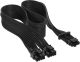 CORSAIR - 2â€™ Premium Individually Sleeved 12+4pin PCIe Gen 5 Type-4 600W 12VHPWR Cable - Black