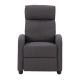 CorLiving - Oren Fabric Recliner - Dark Grey