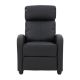 CorLiving - Oren PU Recliner - Black