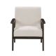 CorLiving - Greyson Wood Armchair - Beige