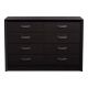 CorLiving - Newport 8 Drawer Dresser - Black
