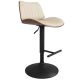 Simpli Home - Goulding Mid Century Modern Metal Adjustable Bar Stool - Cream