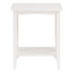 OSP Home Furnishings - Sierra Side Table - White Finish