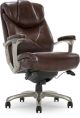 La-Z-Boy - Cantania Bonded Leather Executive Office Chair - Coffee Brown