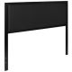 Alamont Home - Melbourne Metal Upholstered Headboard - Modern Headboard - Black ALA-IHIC-450482