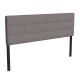 Alamont Home - Paxton King Headboard - Upholstered - Gray