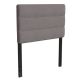 Alamont Home - Paxton Twin Headboard - Upholstered - Gray