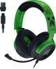 Razer - Kraken V4 X Wired Gaming Headset for PC, Mac, PS5, Nintendo Switch, Steam Deck, Smartphone - Minecraft Edition