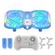 URANHUB - Mini Drone with 5 Colorful Lighting Modes and Remote Controller - Blue