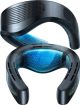 TORRAS - COOLiFY Cyber Ultimate Cooling Portable Neck Fan, Cooling, Heating, and Fan Rechargeable with 6000mAh, Neck Cooler - Cascade Black