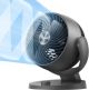 Dreo - 70ft Powerful Airflow, 28db Quiet Table Air Circulator Fans for Whole Room, 120Â° Adjustable Tilt, 3 Speeds, CF409 - Grey