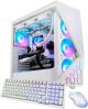 iBUYPOWER - Slate 9 White Gaming Desktop PC- Intel Core Ultra 9 285K,NVIDIA GeForce RTX 5070 12GB,32GB DDR5 RGB,2TB NVMe - White