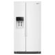 Whirlpool - 36 Cu. Ft. Side-by-Side Counter-Depth Refrigerator with In-Door Ice & Water - White
