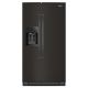Whirlpool - 36 Cu. Ft. Side-by-Side Counter-Depth Refrigerator with In-Door Ice & Water - Black Stainless Steel