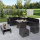 Costway 9 PCS Patio Furniture Set with 32