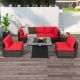 Costway 7 PCS Patio Furniture Set with 35
