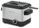 Cuisinart - 1.1L Analog Compact Deep Fryer - Black Stainless Steel