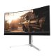 Mobile Pixels - 34-In. LED Curved Gaming Monitor - Black