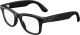 Ray-Ban Meta - Wayfarer Large glasses with Meta AI, Audio, Photo, Video Compatability - Clear Lenses - Shiny Black