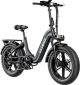Heybike - RangerS Peak 1800W Fat Tire Commuter Step Thru Ebike with 55mi Max Range 28mph Max Speed Torque Sensor UL Certified-Grey - 70.08*24.41*50.00 - Grey