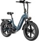 Heybike - RangerS Peak 1800W Fat Tire Commuter Step Thru Ebike with 55mi Max Range 28mph Max Speed Torque Sensor UL Certified-Blue - 70.08*24.41*50.00 - Blue