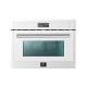 Forno Appliances - Oliena Espresso 1.6 cu. ft. Built-In Microwave and Convection Oven Combo with Sensor Cooking - White
