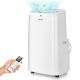 Costway 8150 BTU (12000BTU ASHRAE) Portable Air Conditioner 3-in-1 Air Cooler Fan Dehumidifier w/ Remote - White